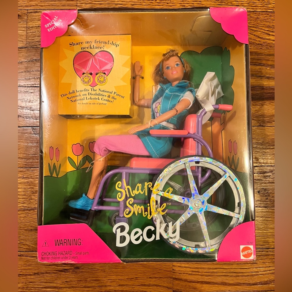 Share a smile Becky Barbie, never opened